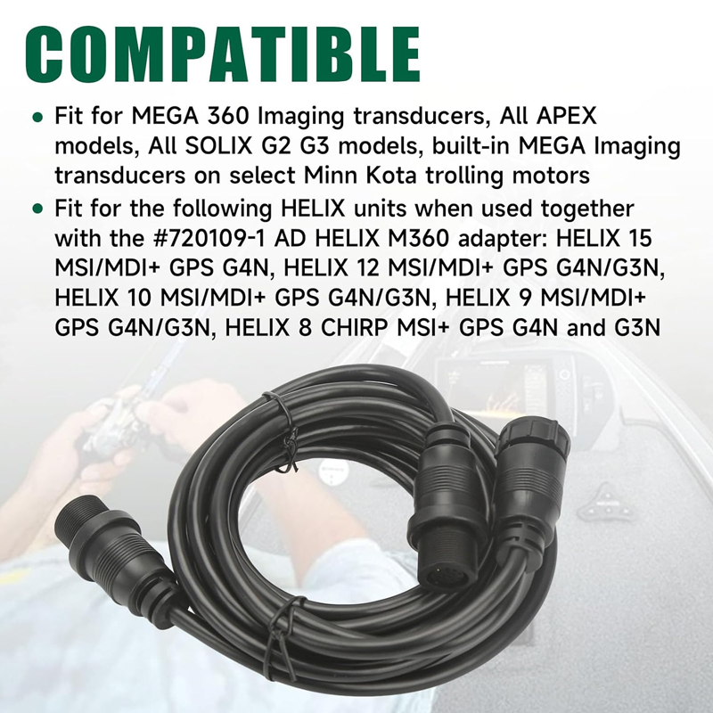 Câble adaptateur pour détecteu - Fish Finder Transducer avis et prix